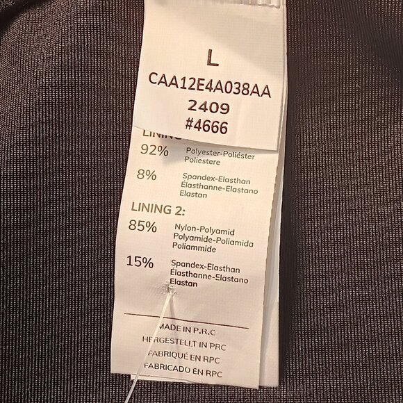 Cupshe women's black 1 shoulder 'Tummy Contouring' one piece swimsuit sz L - NWT - Picture 8 of 13